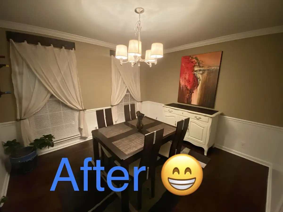 Professional dining room restoration after water damage in Spring Ridge